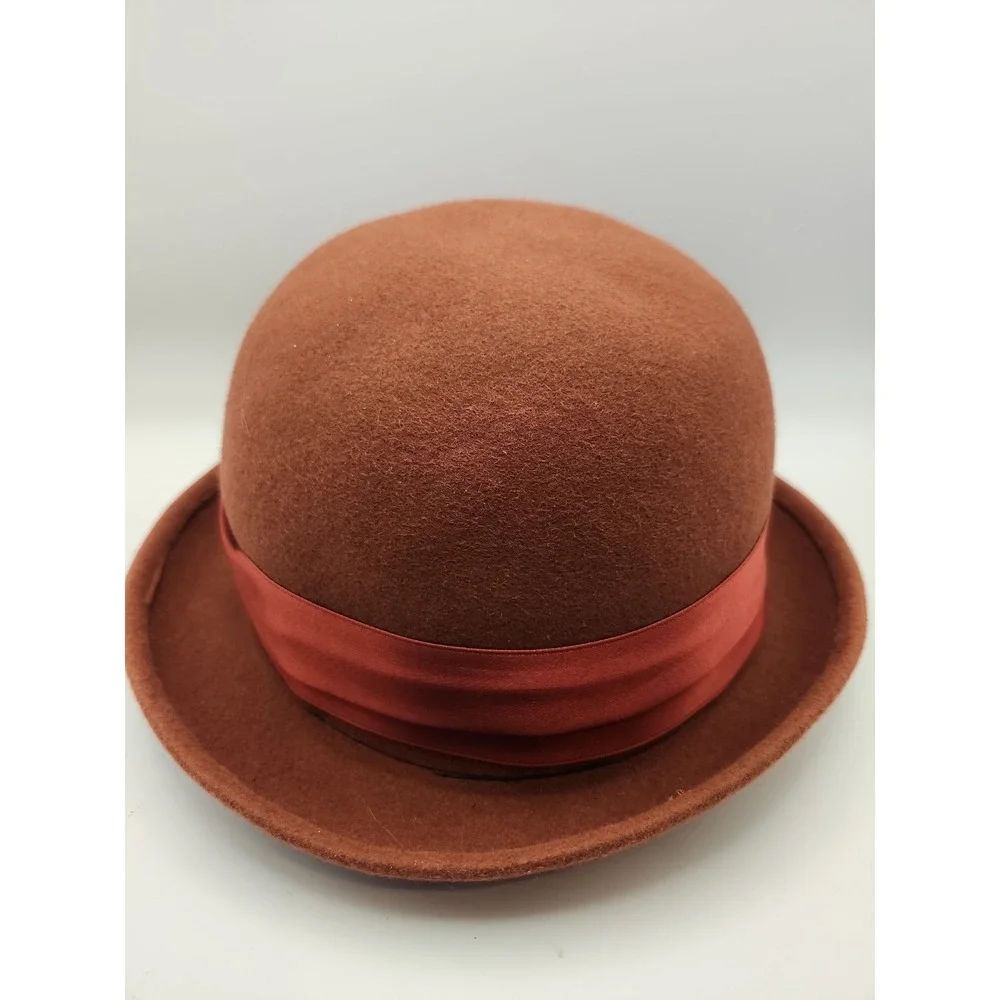 Marie Marcie Soft Felt Bowler Hat Made‎ In France